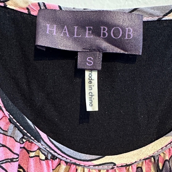 Hale Bob Pink and Black Camisole Top - Picture 2 of 5